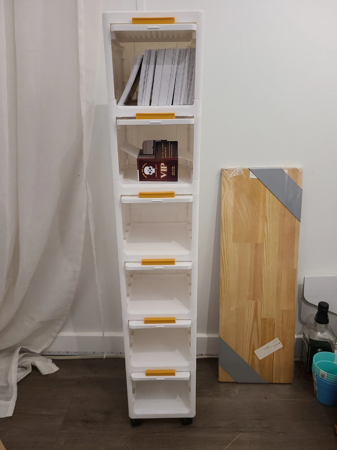 Tall, slim, plastic storage cabinet - photo 2