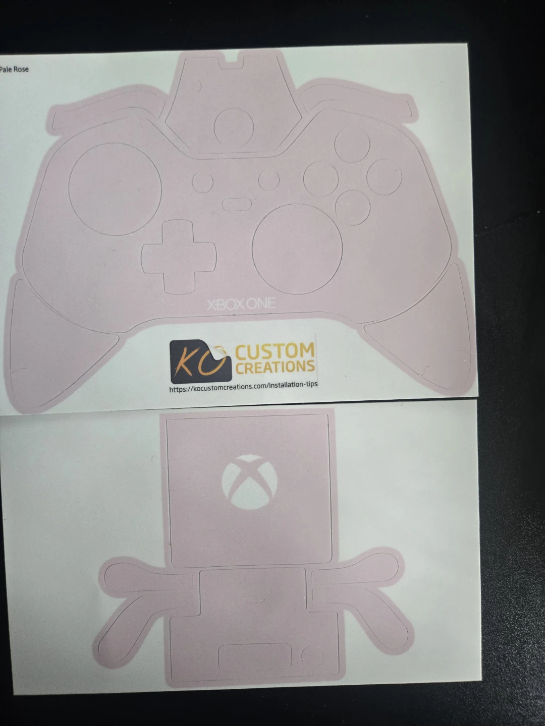 Custom Xbox One Controller Skin - Sparkling pink