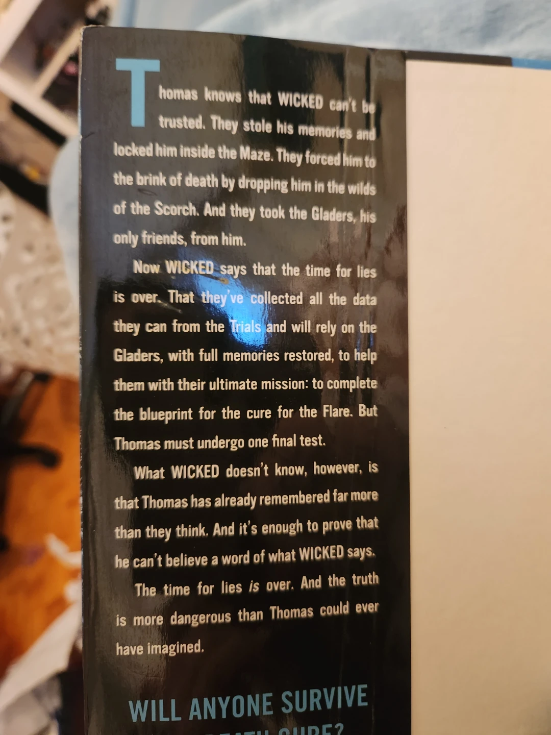 The Death Cure by James Dashner (Maze Runner Trilogy) - photo 2