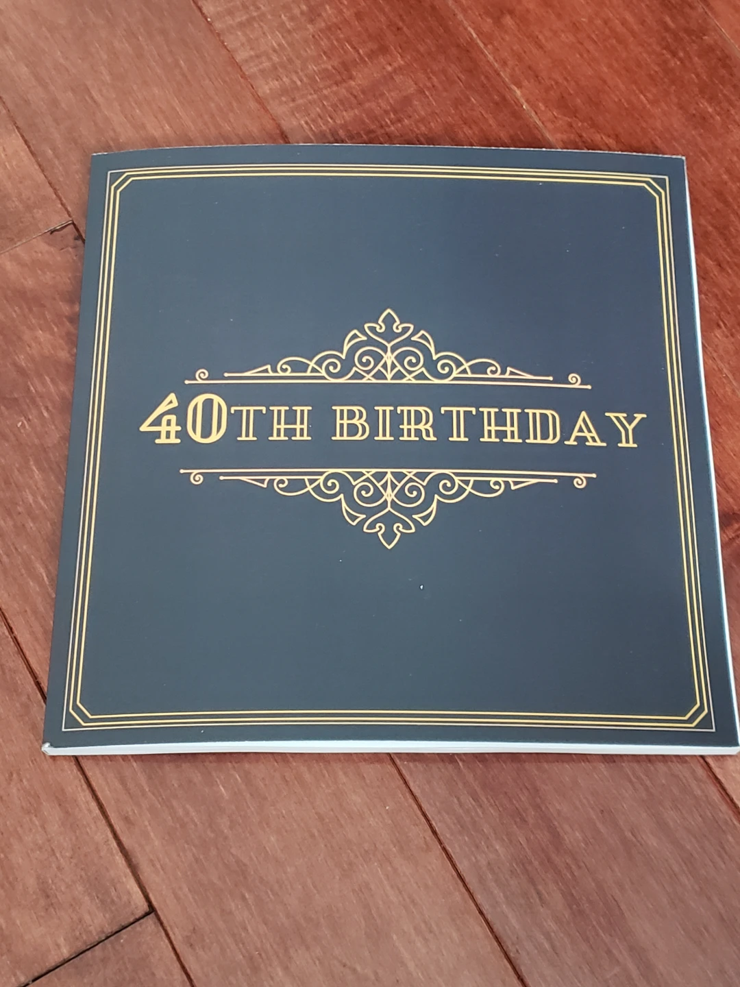 40th Birthday Memory Book