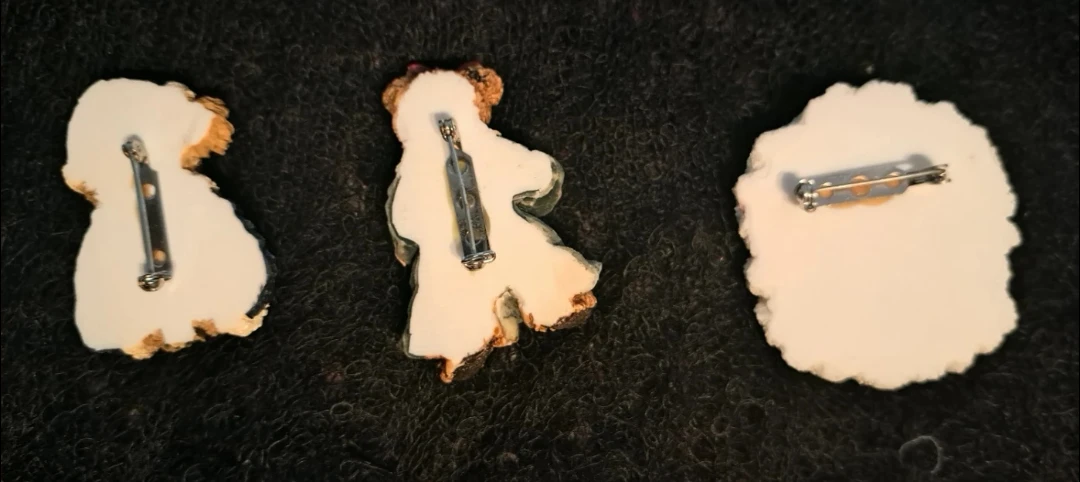 Set of 3 Bear Figurines/Brooches - photo 2