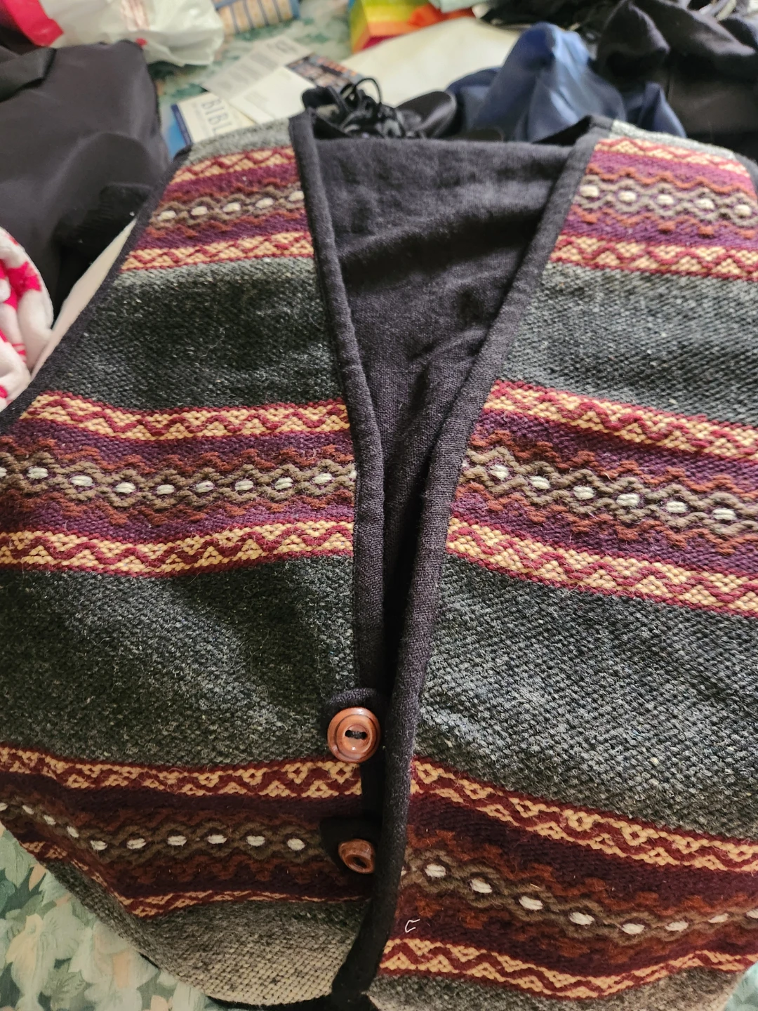 Striped Knit Vest man made from ECUADOR - photo 4