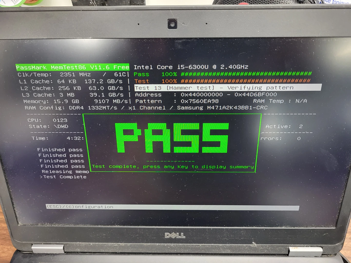 Samsung 16GB DDR4 RAM M471A2K43BB1-CRC 2400T - photo 3