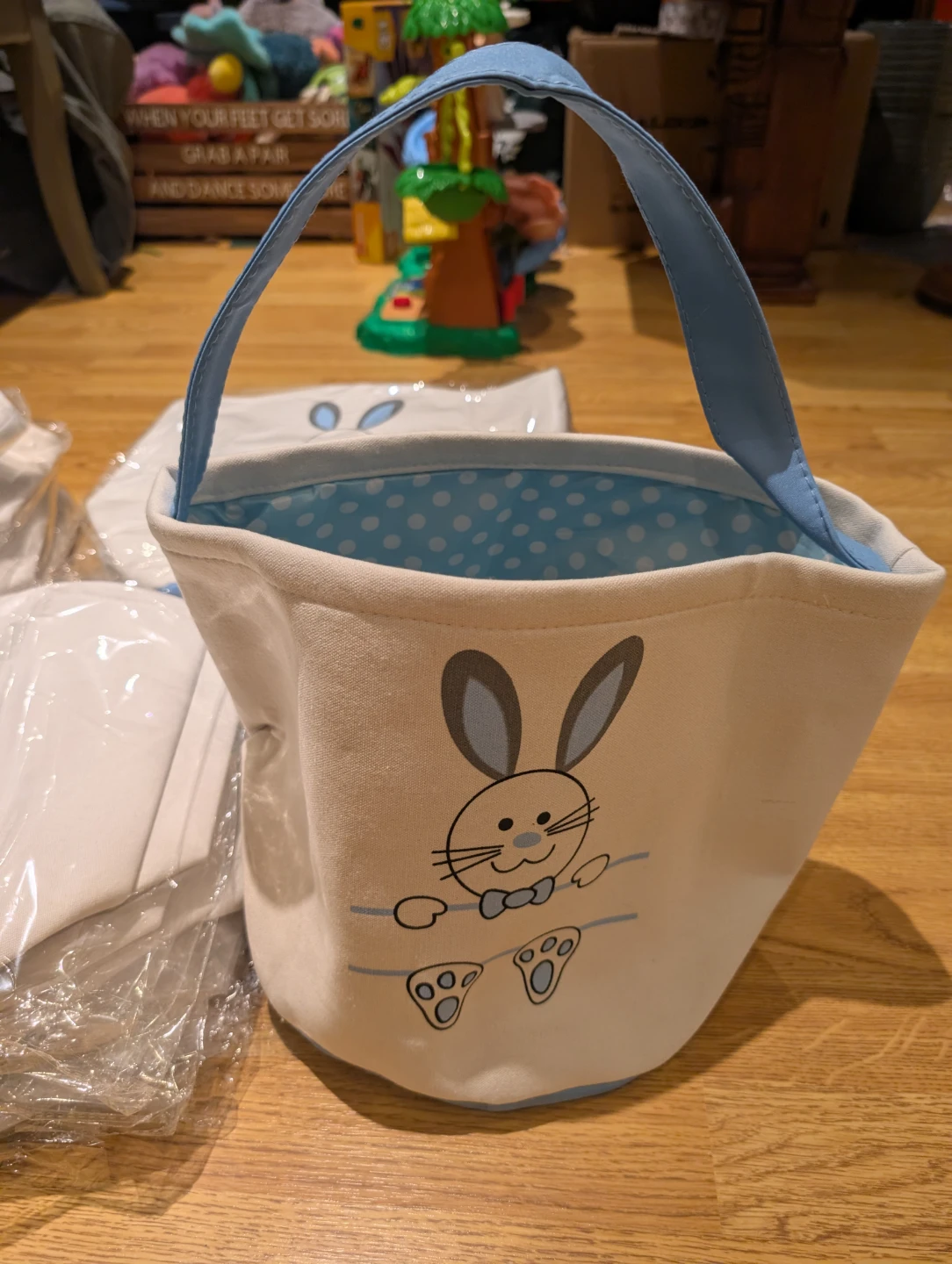 Easter Bunny Canvas Baskets (for vinyl or sublimation) - photo 2