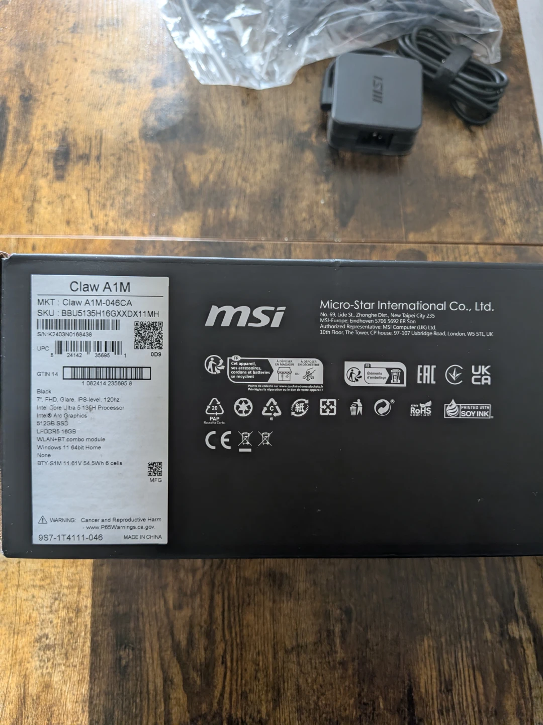 MSI Claw A1M Handheld Gaming PC - photo 4