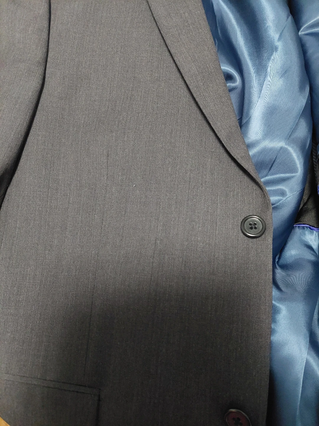 Nautica Men's Grey 100% Wool Suit Jacket Size 40R 🏆 - photo 3