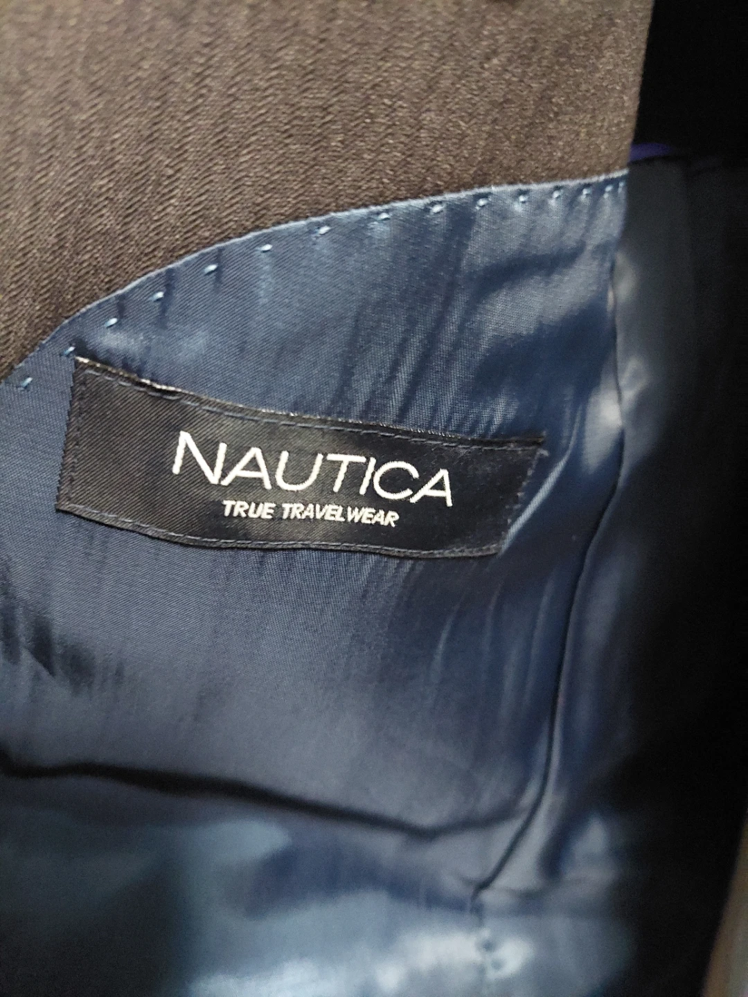 Nautica Men's Grey 100% Wool Suit Jacket Size 40R 🏆 - photo 5