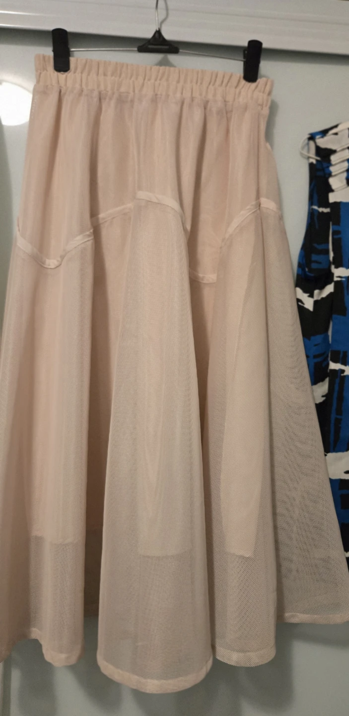 Pink Mesh Midi Skirt - photo 5