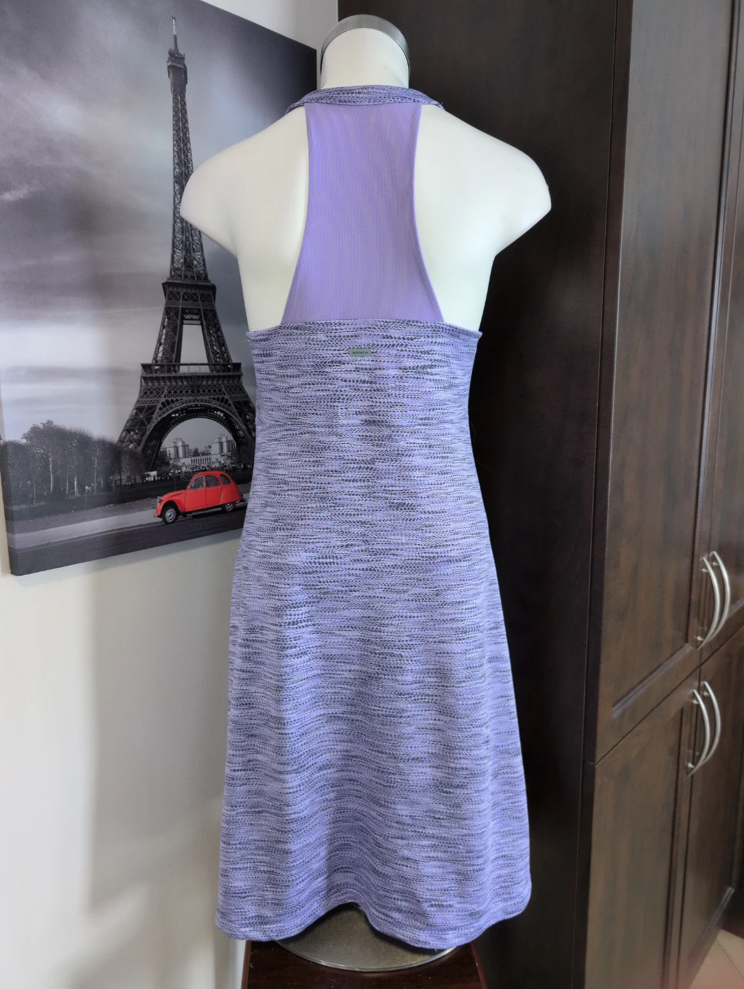 Mondetta Lavender Heathered Racerback Tennis Dress - photo 3