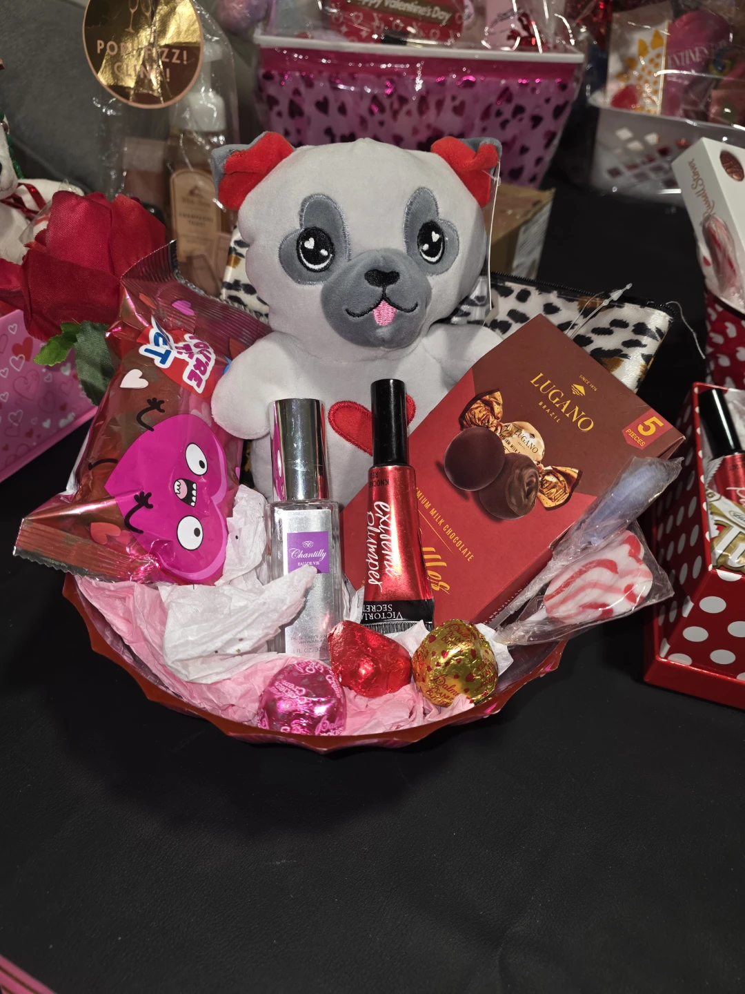 Valentine's gift baskets victoria secret lib gloss and more - photo 3