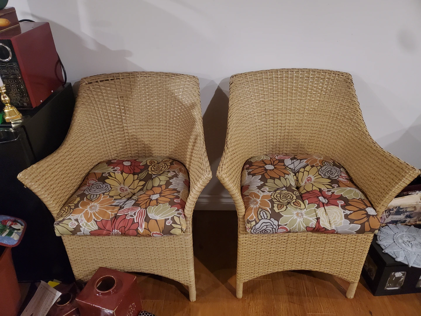 Wicker chairs