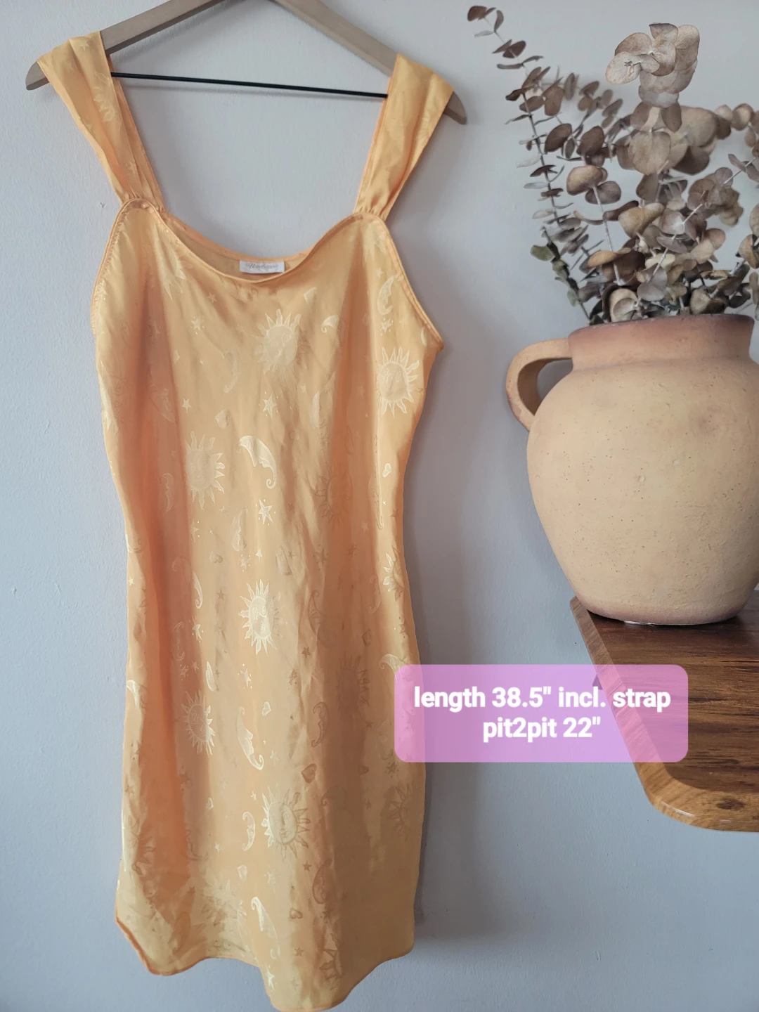 Barbizon Yellow Celestial Slip Fairy Cottagecore Whimsigoth - photo 3