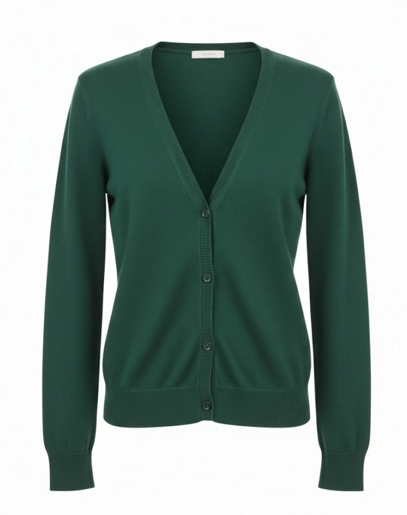 Emerald Green Cardigan Sweater