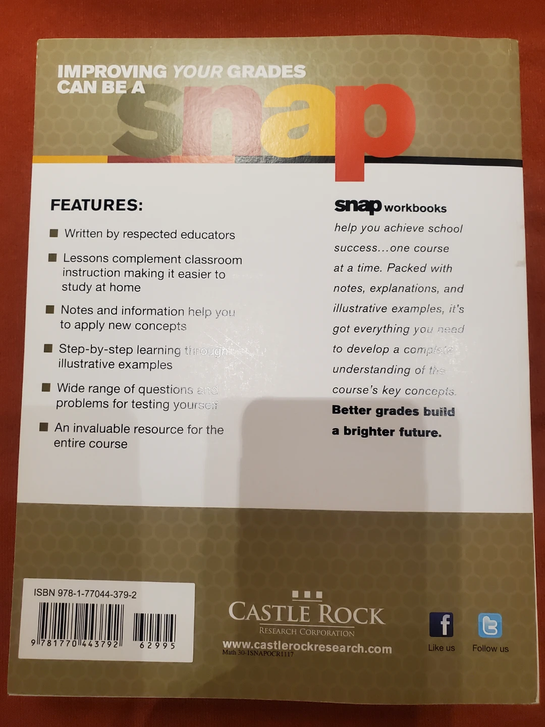 Castle Rock Snap Math 30-1 Student Workbook - photo 2