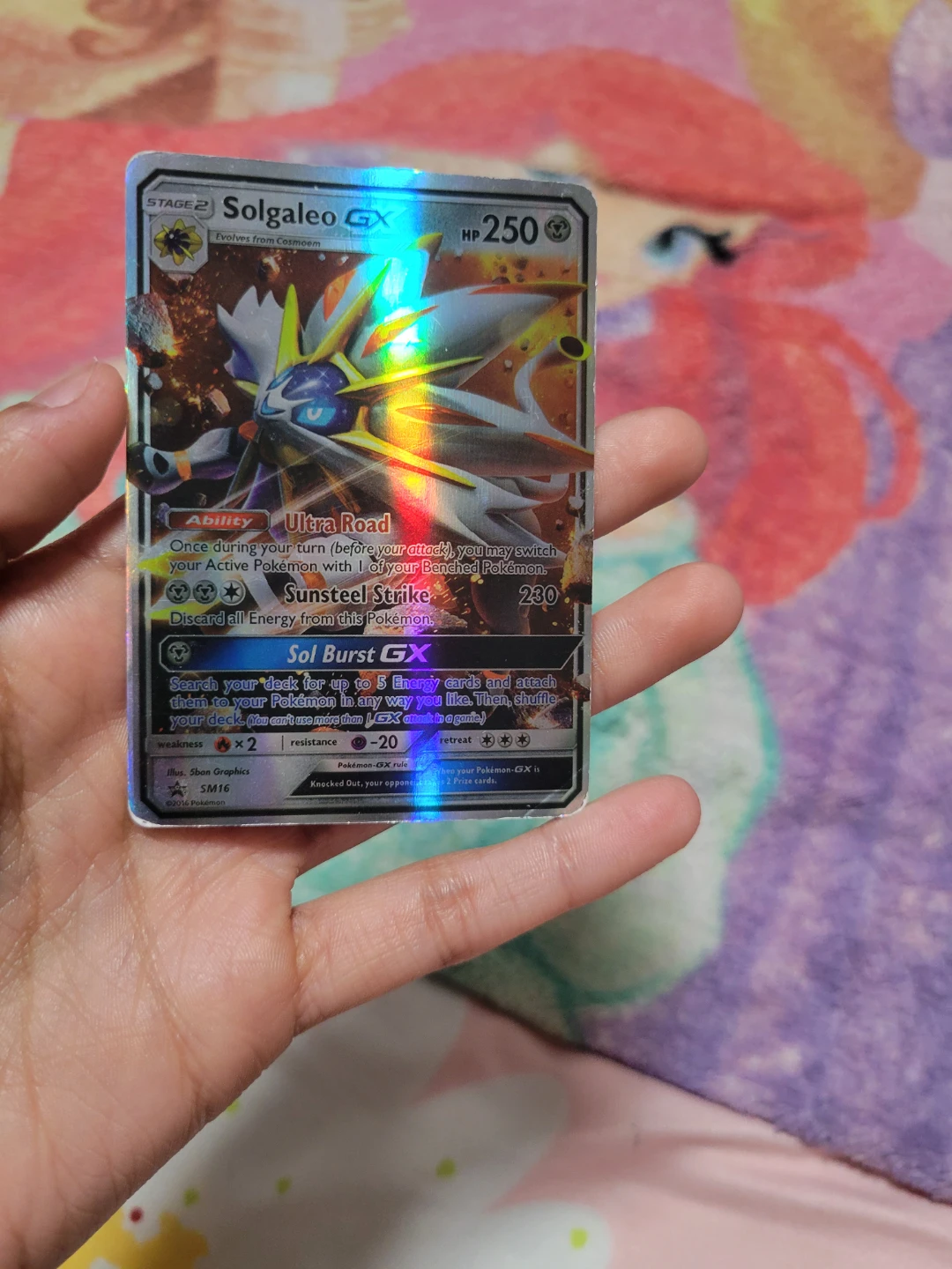 Pokemon Solgaleo GX Card