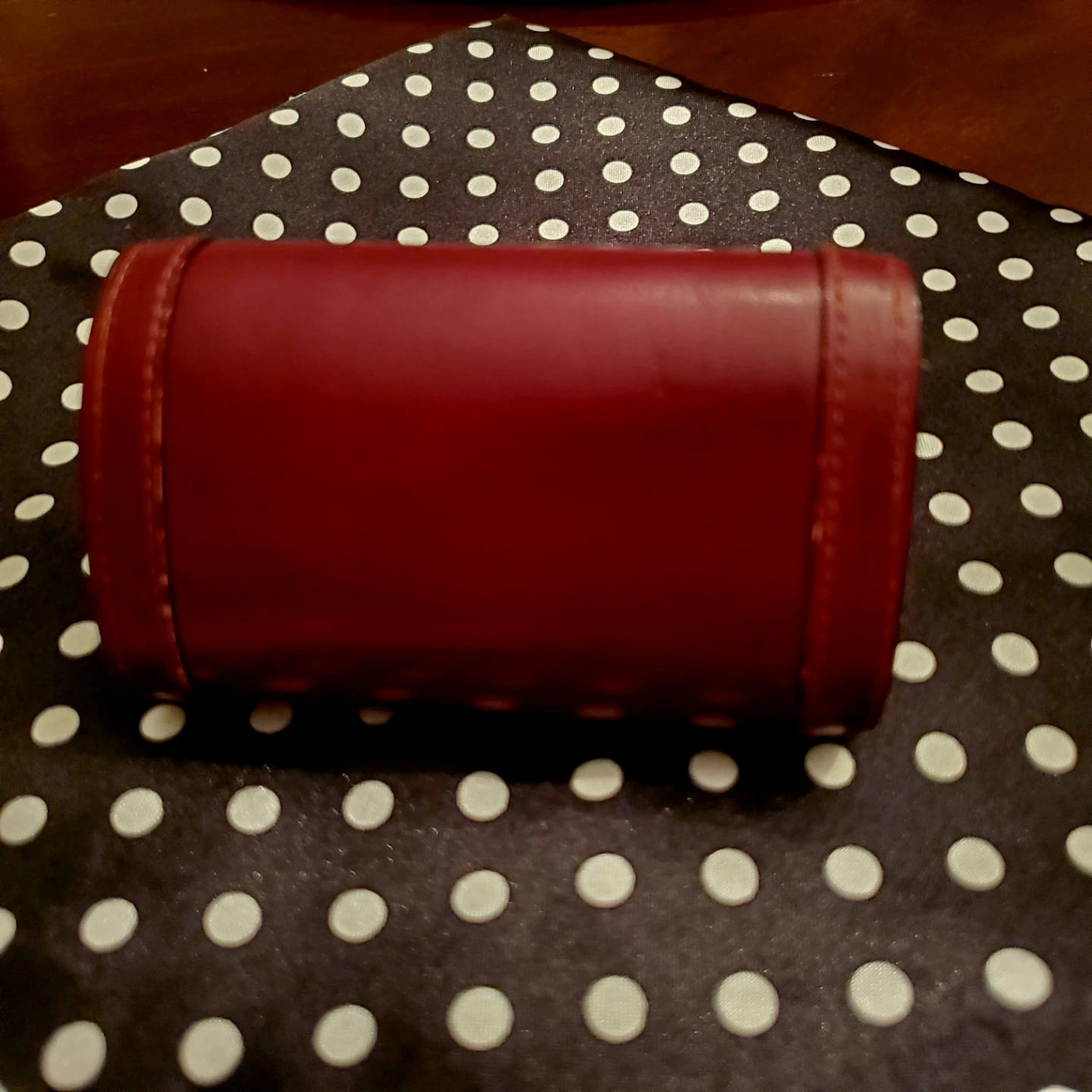 Vintage 1960 Etienne Aigner Oxblood Leather Coin Purse Italy - photo 5