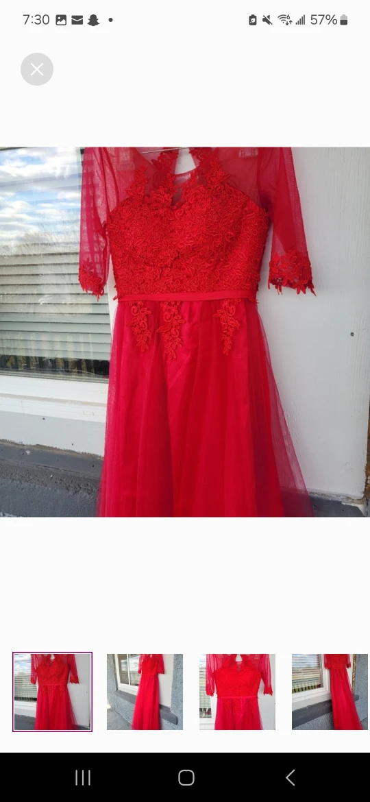 NEW red gown 🏆