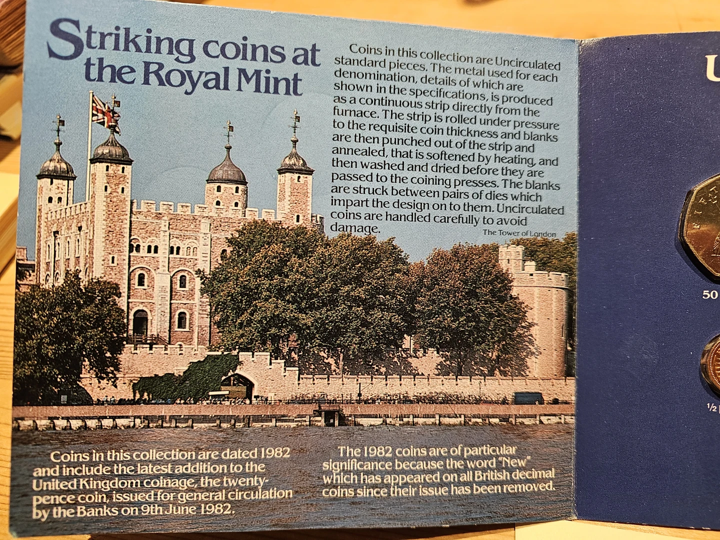 United Kingdom Uncirculated Coin Collection 1982 Royal Mint - photo 4