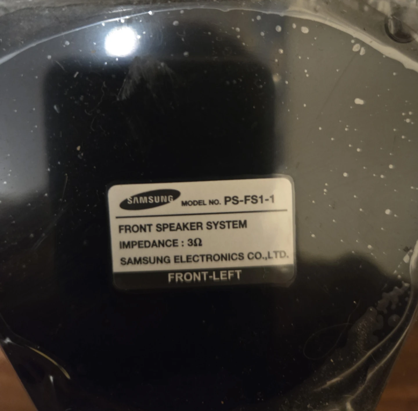 Samsung PS-FS1-1 Front Speaker System - photo 3