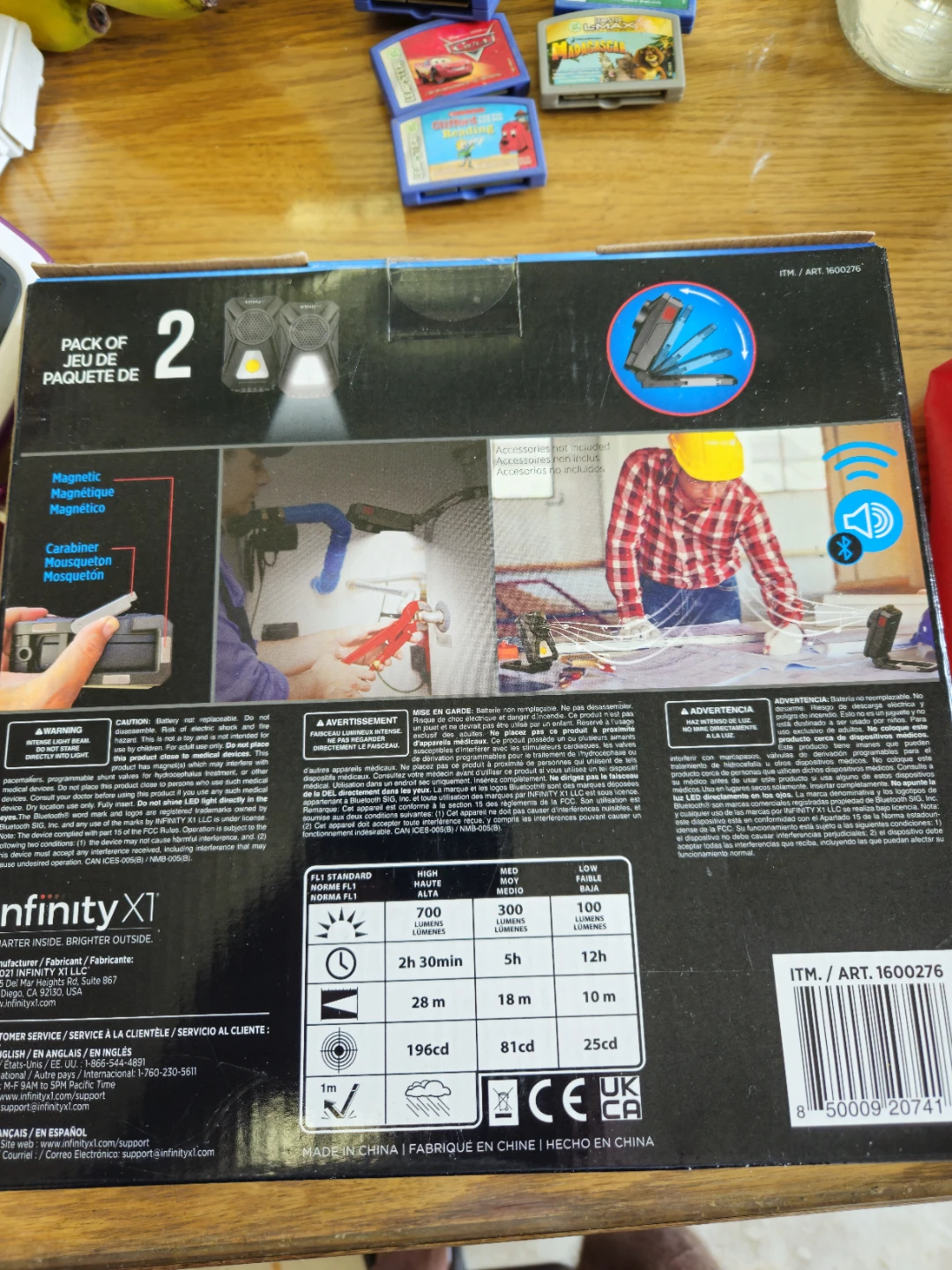Infinity X1 Worklight with Speakers (2 Pack) - photo 2