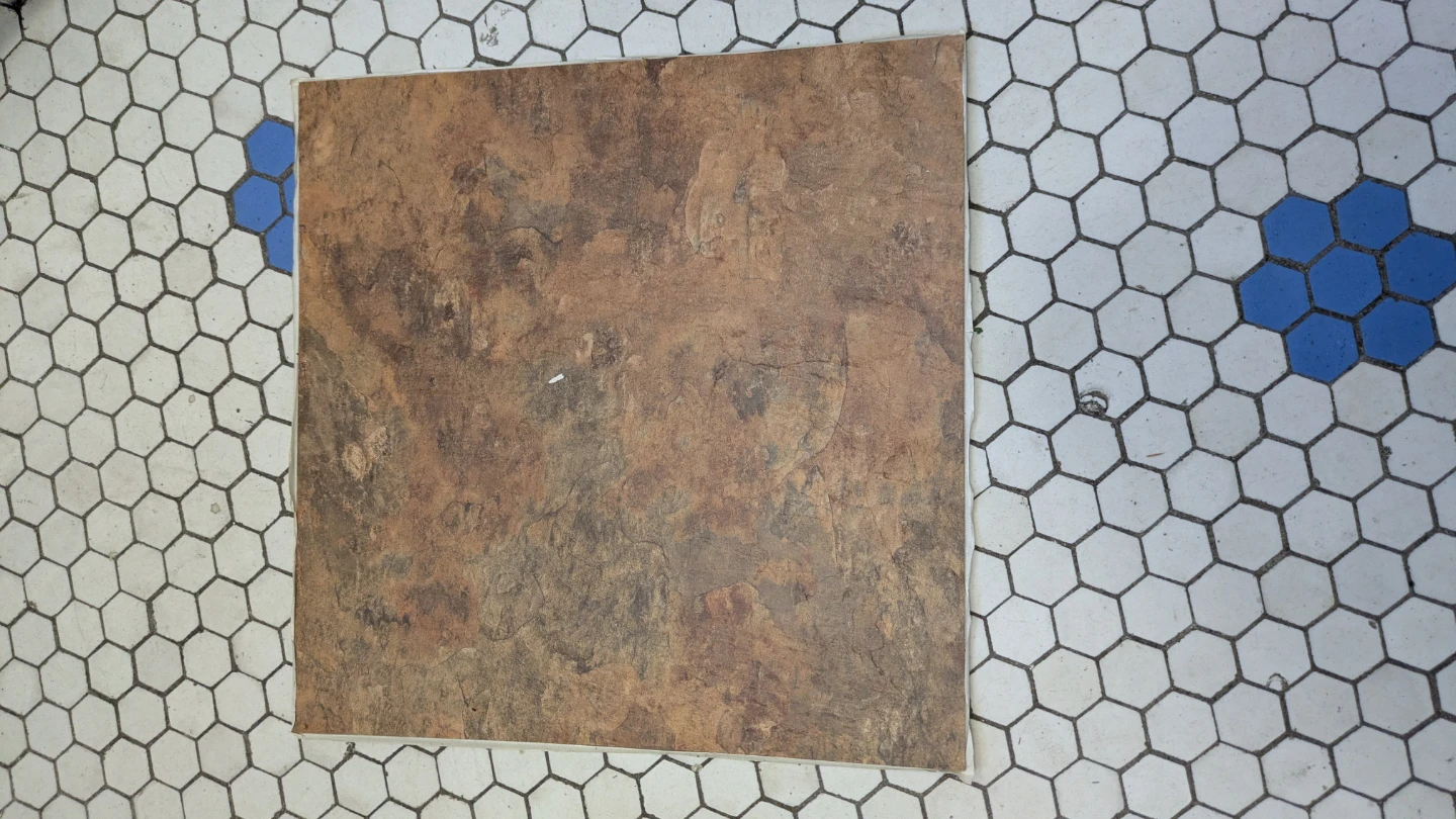 TrafficMaster Solid Vinyl Floor Tile - Rustic Stone Look - photo 2