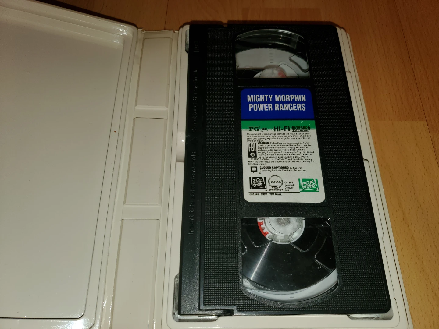 1995 Mighty Morphin Power Rangers The Movie VHS - photo 2