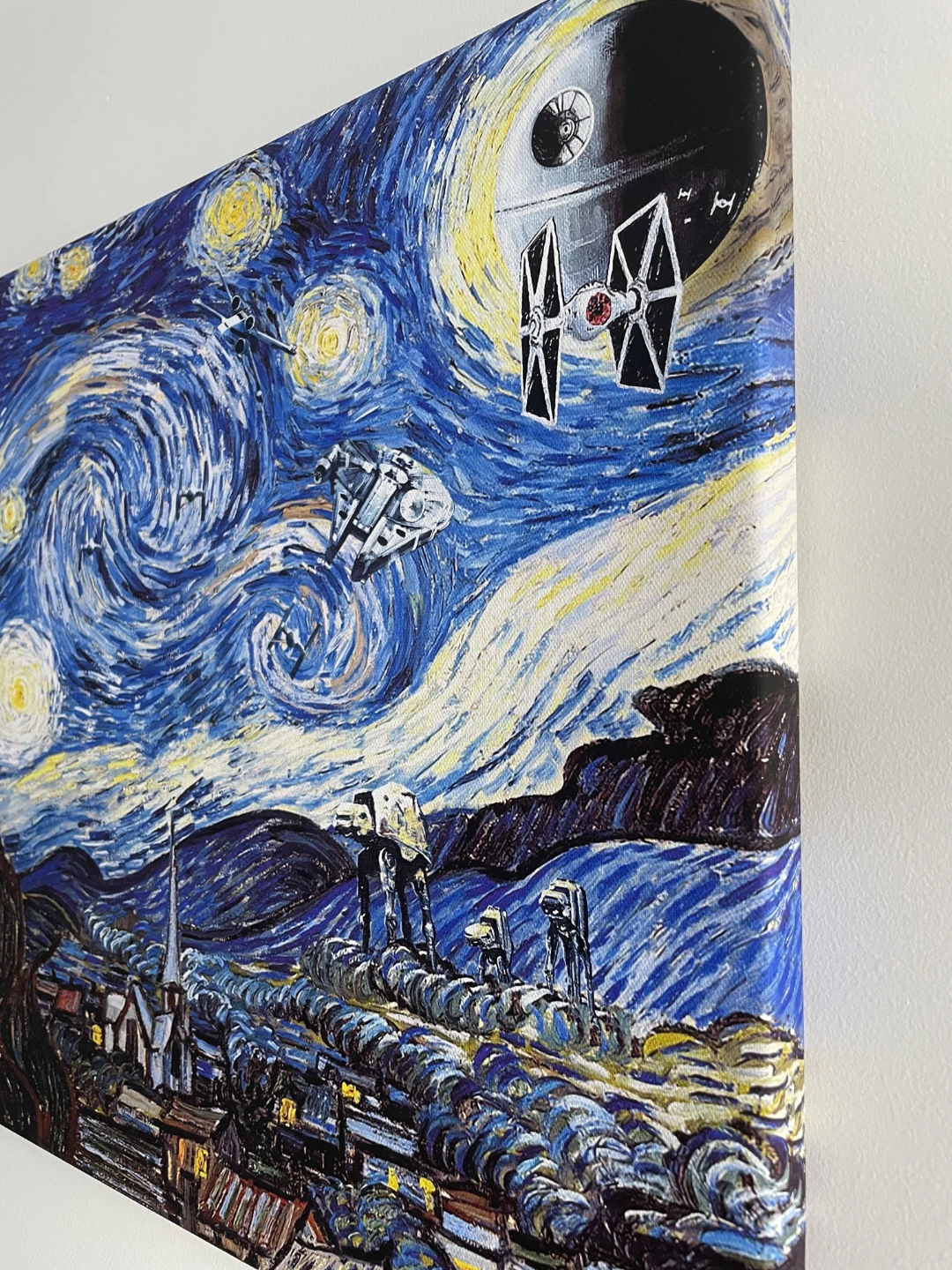 Star Wars "Starry Night" Artwork on canvas