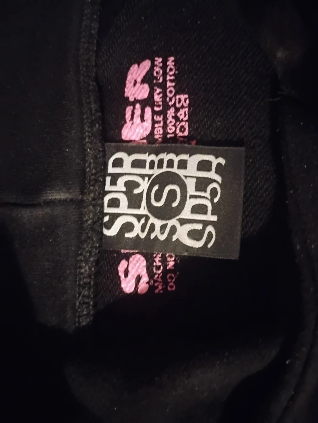 Pink Sp5der hoodie size S - photo 3