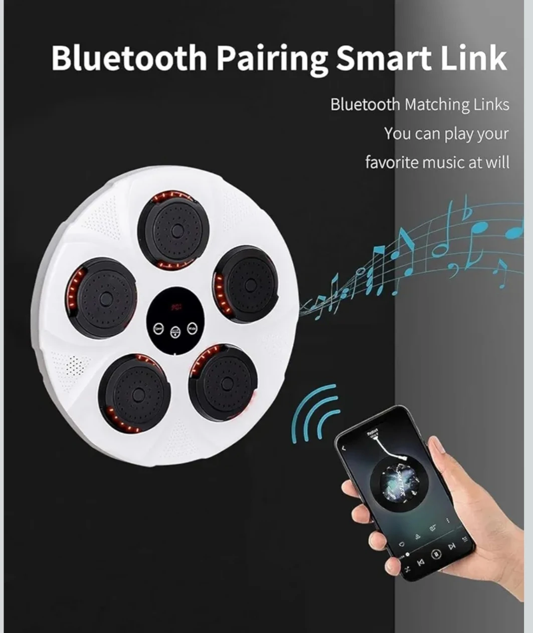 Bluetooth Smart Music Boxing Machine with Gloves - photo 5