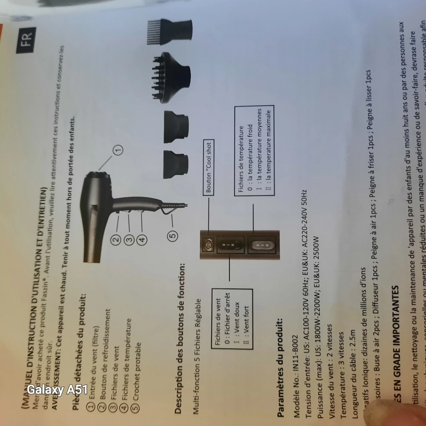 Faszin Strom S200 Hair Dryer - photo 2