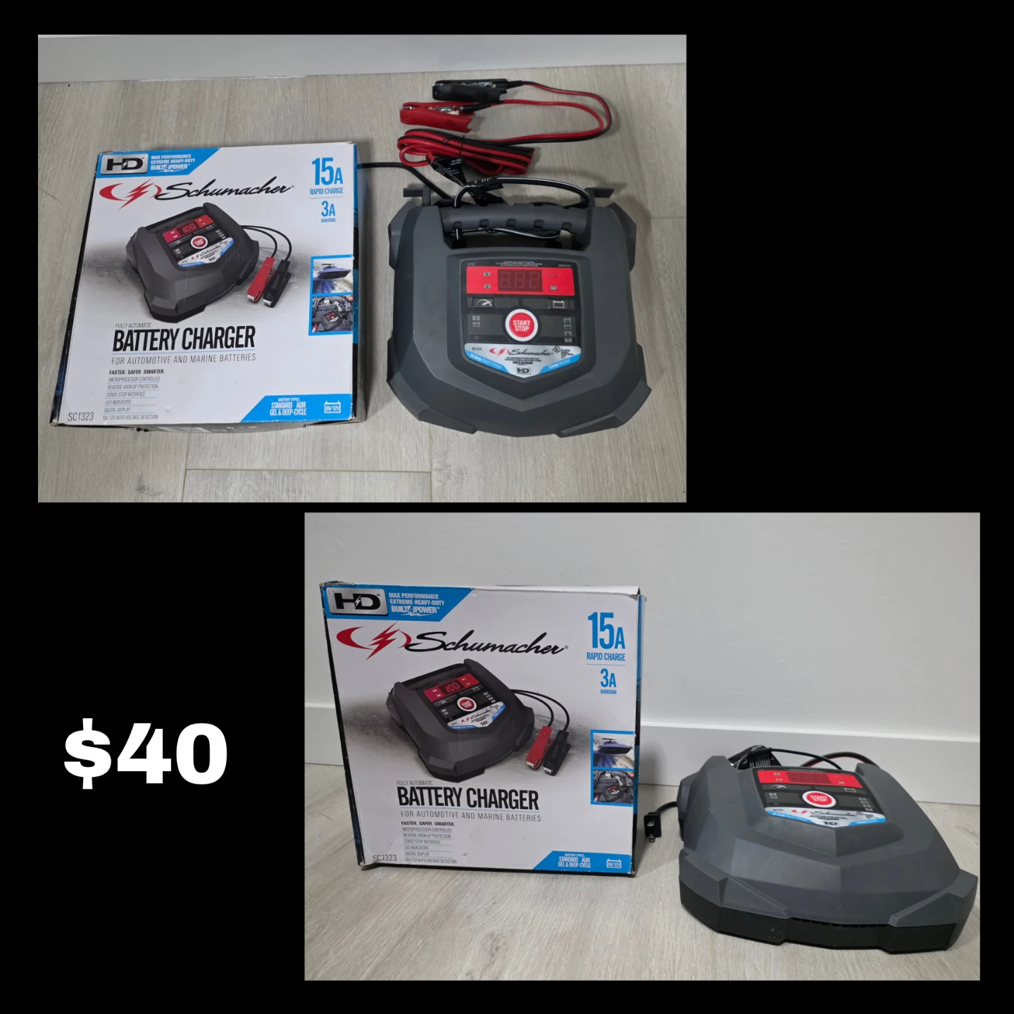 Schumacher 15A Battery Charger - photo 2