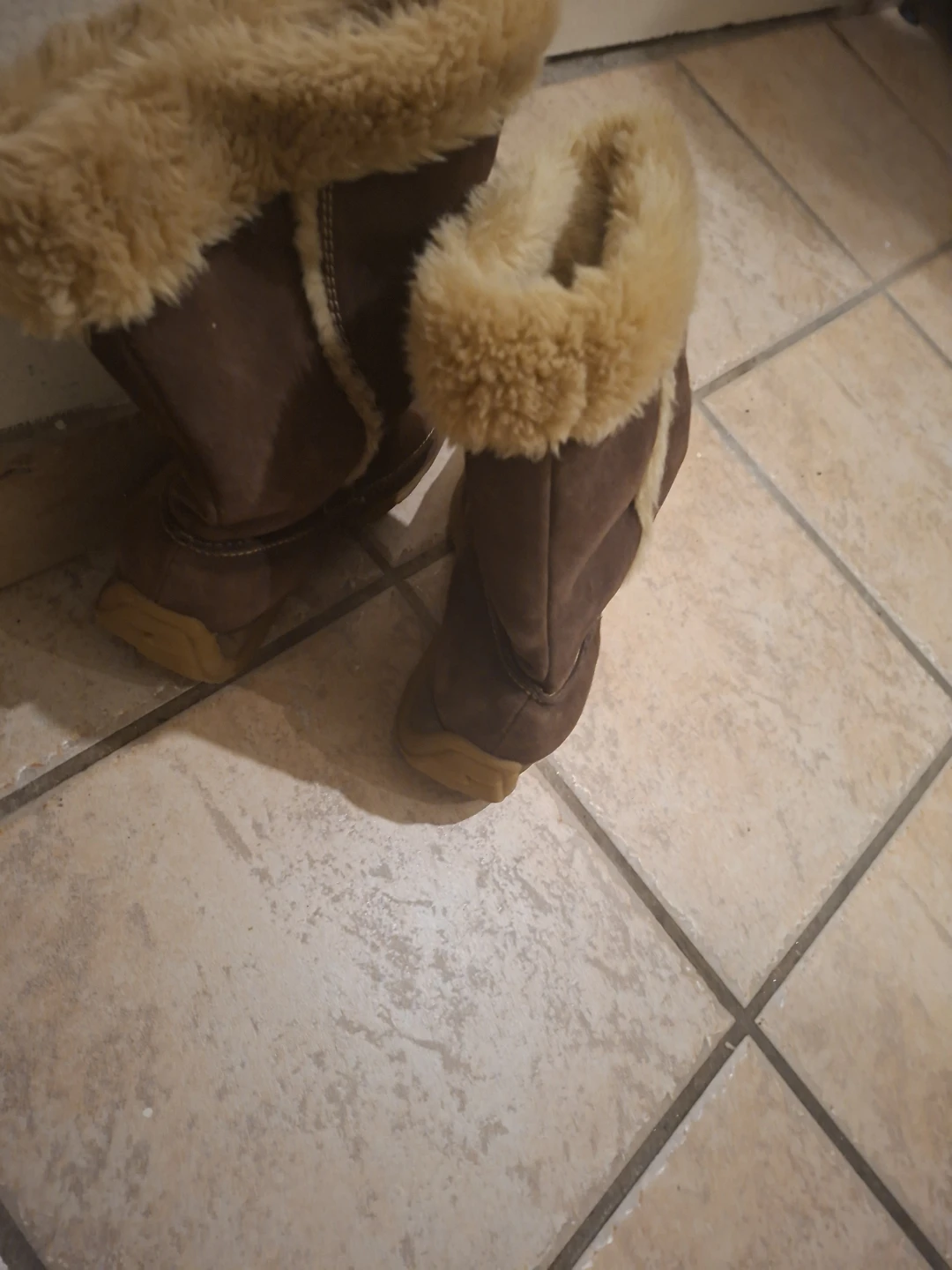 🥕 Lady's Brown Suede Winter Boots - photo 3