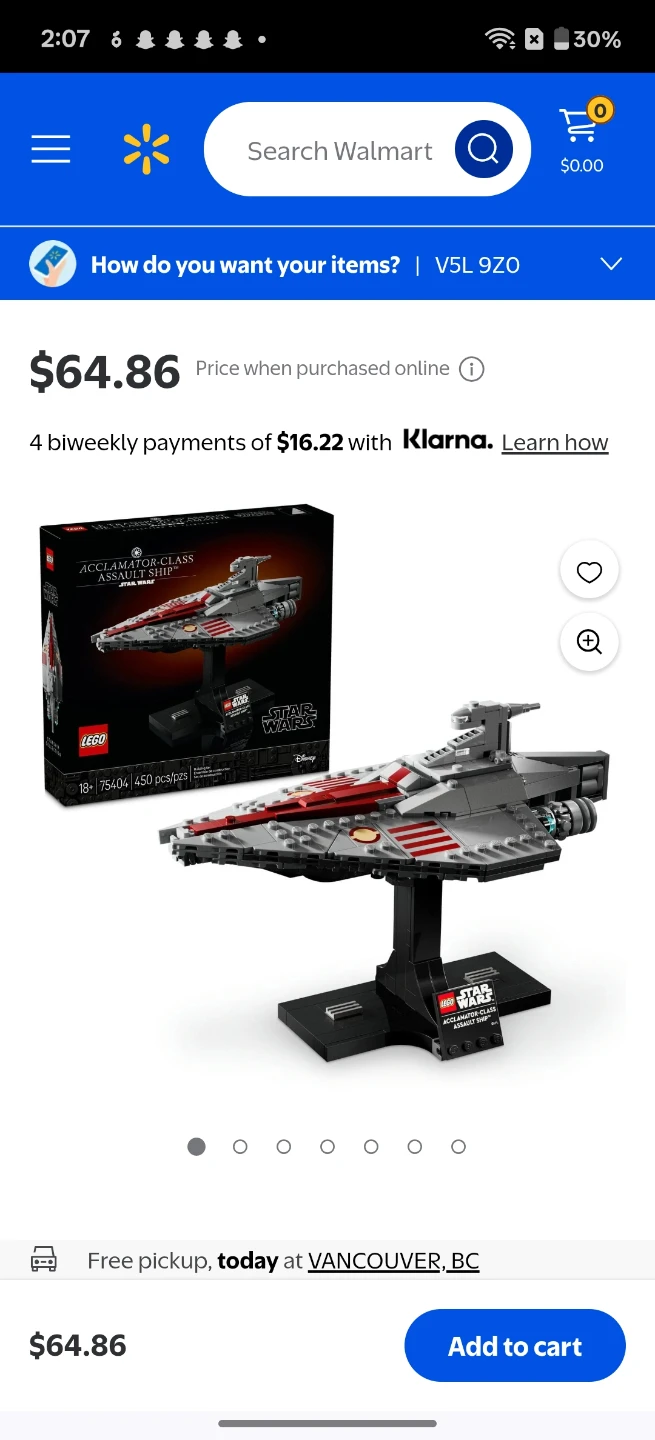 LEGO Star Wars Acclamator-Class Assault Ship 75404 - photo 5