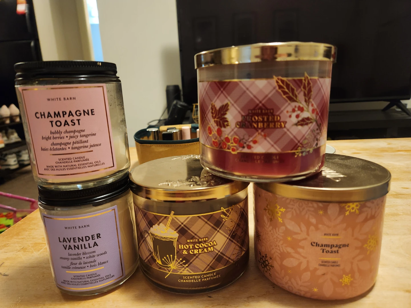 Set of 5 candles!