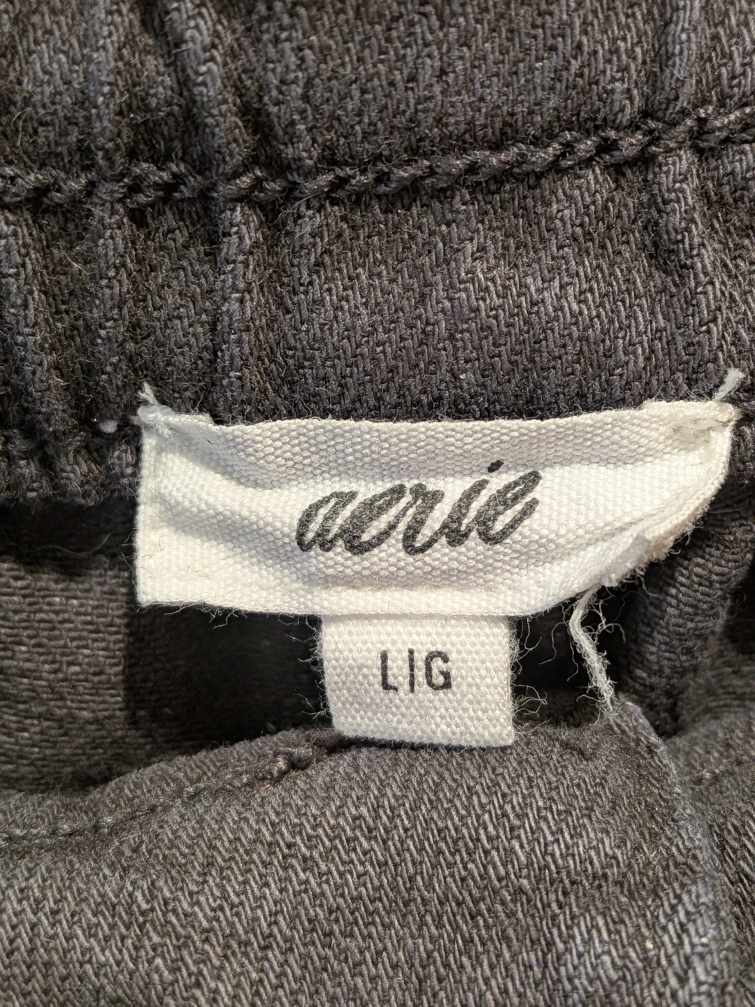 🎱 Aerie Black Denim Shorts - photo 4