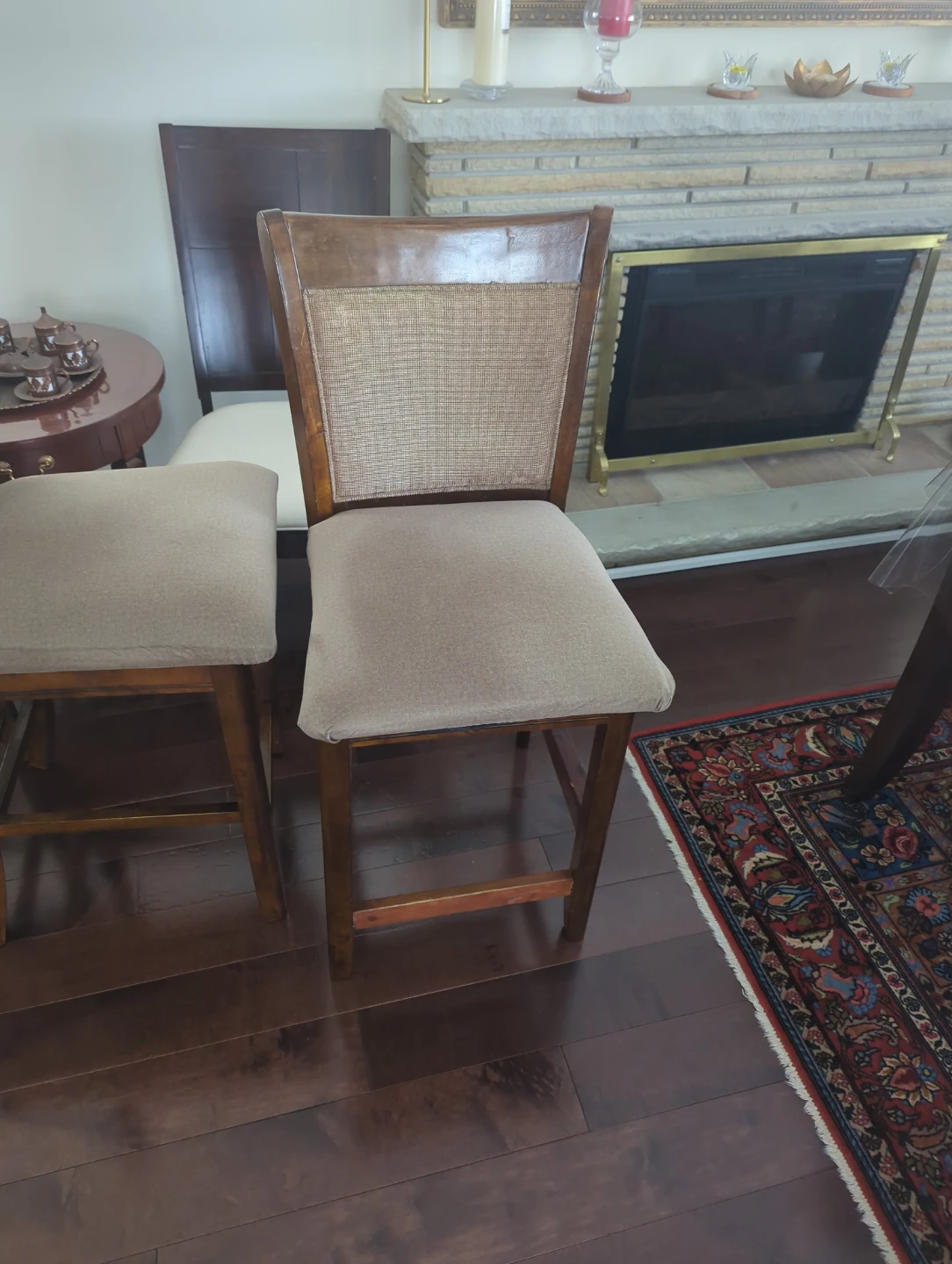 Wooden Counter Height Stools - photo 3
