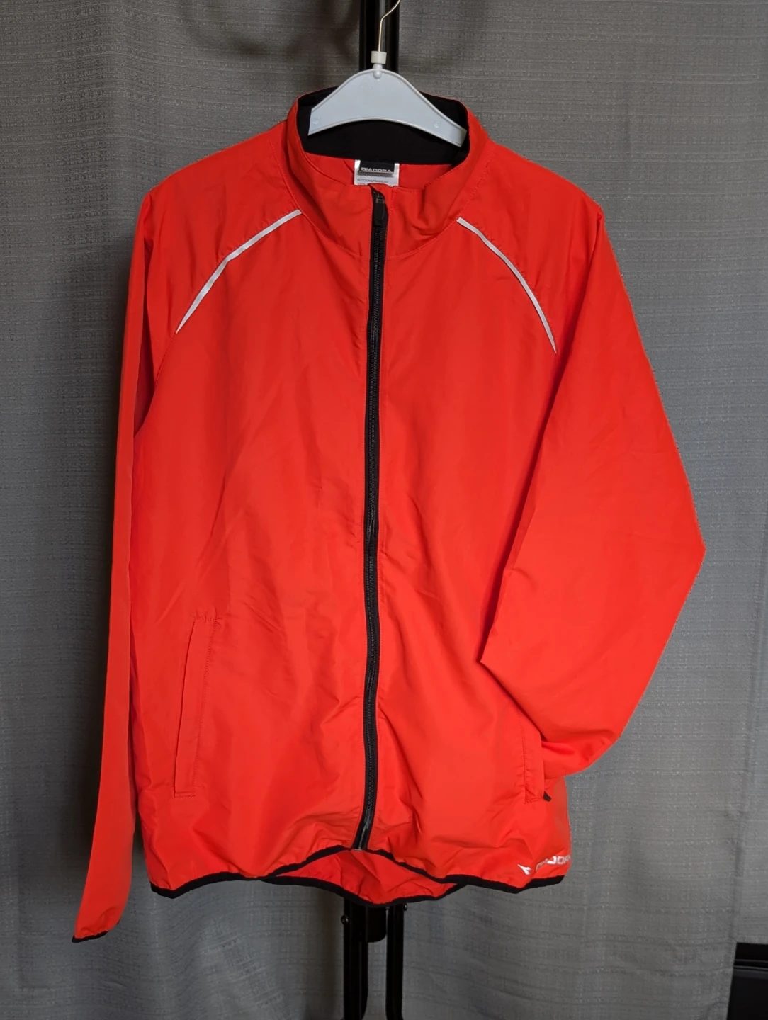 Diadora Running Jacket - Orange - Size M