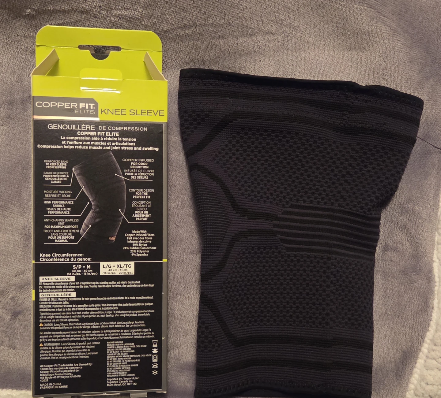 Copper Fit Elite Knee Sleeve Compression