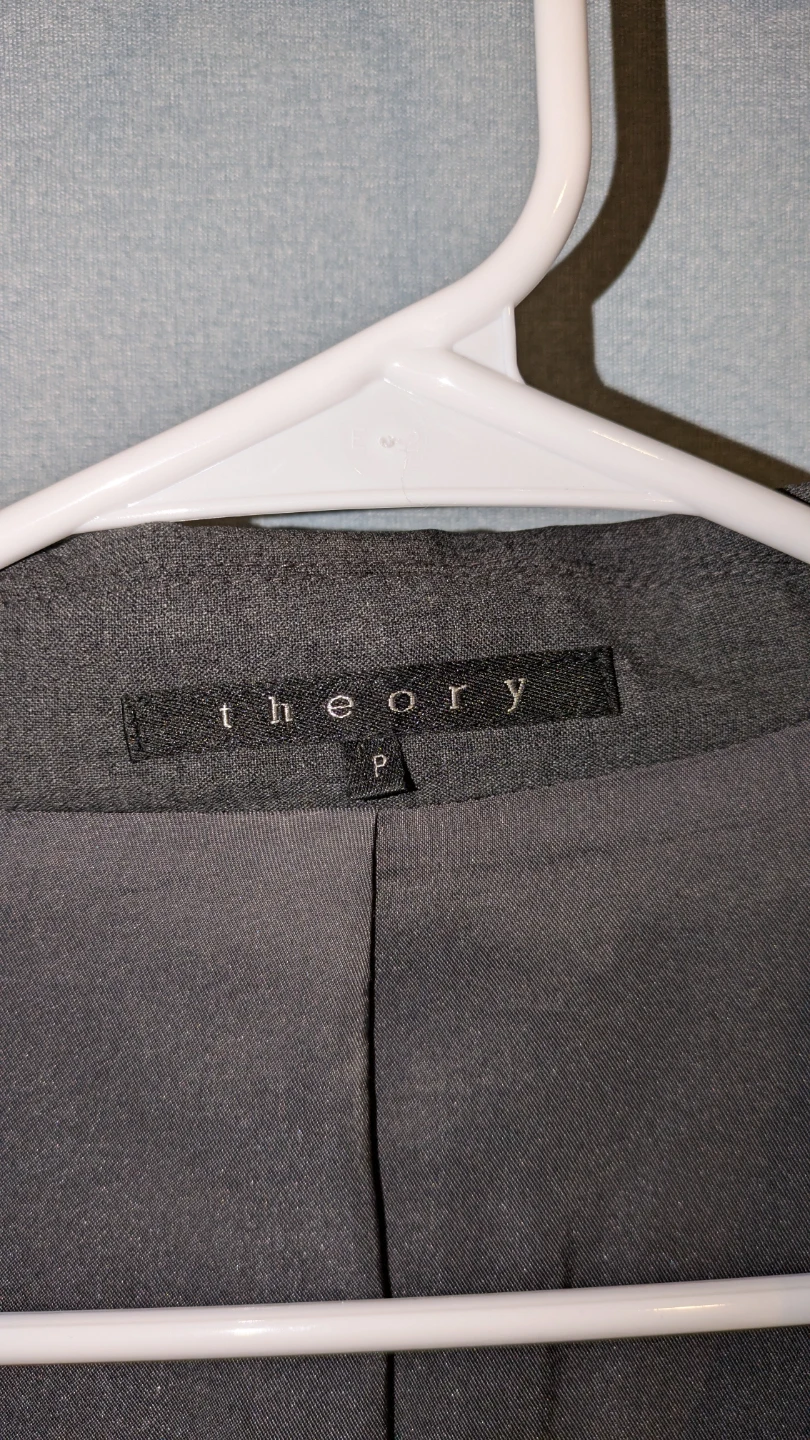 Theory Grey Tailored Blazer (Size 0-2) - photo 3