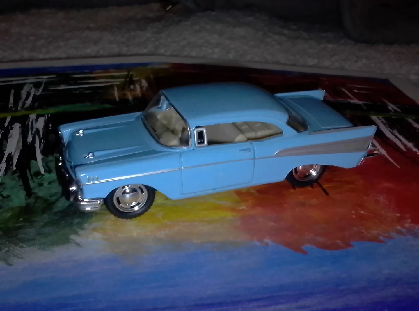 Blue Die-cast Model Car