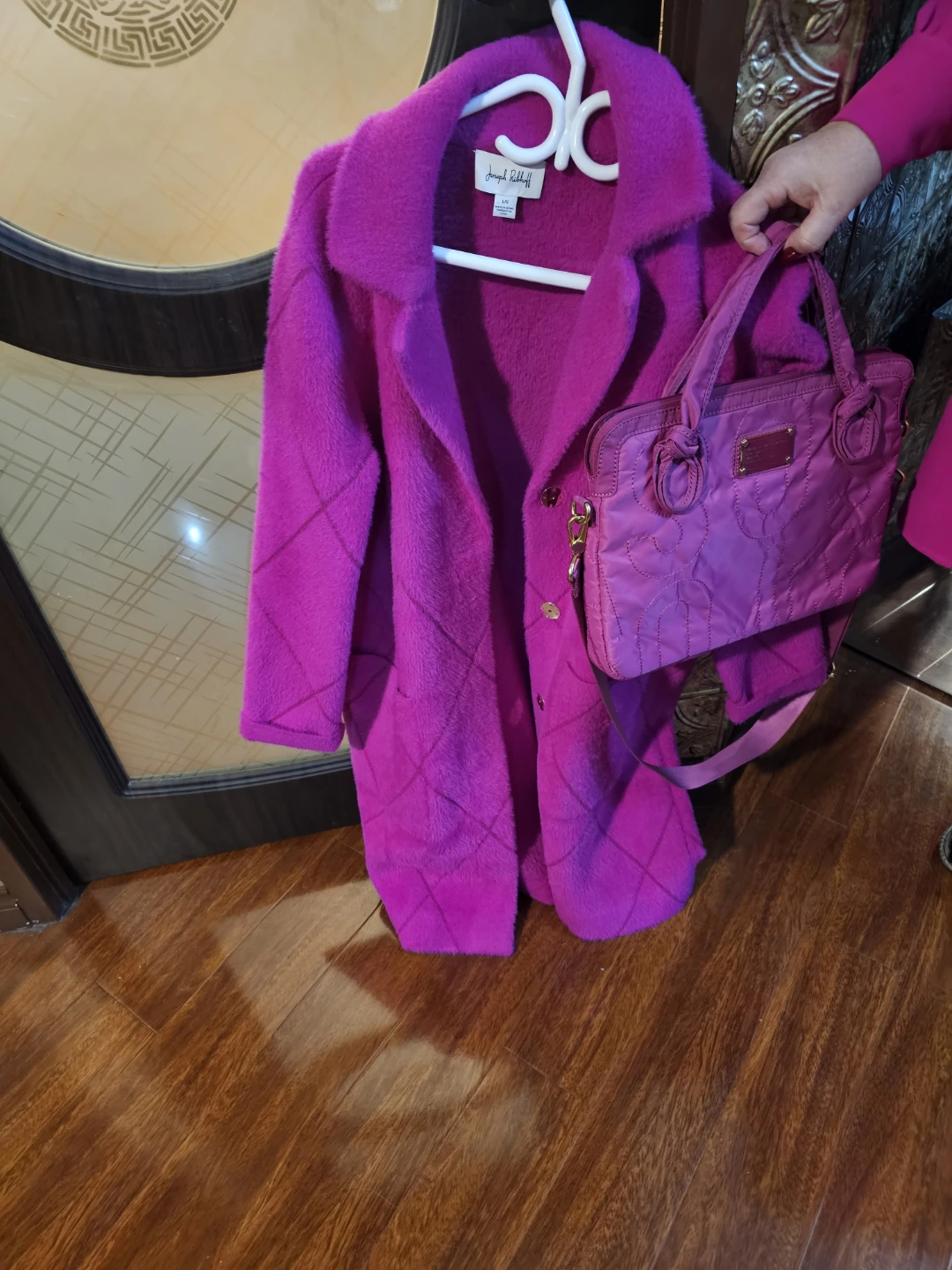 Real Marc by Marc Jacobs Pink Quilted Nylon Tote Bag - photo 3