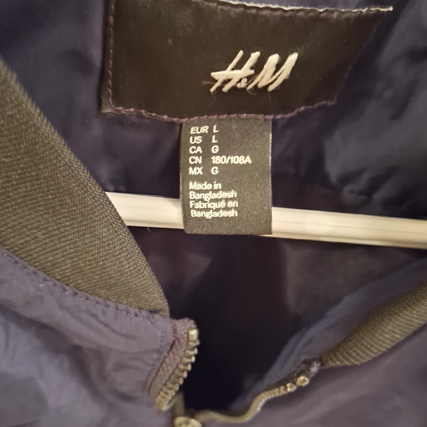 H&M Men's Bomber Jacket Size L - photo 2