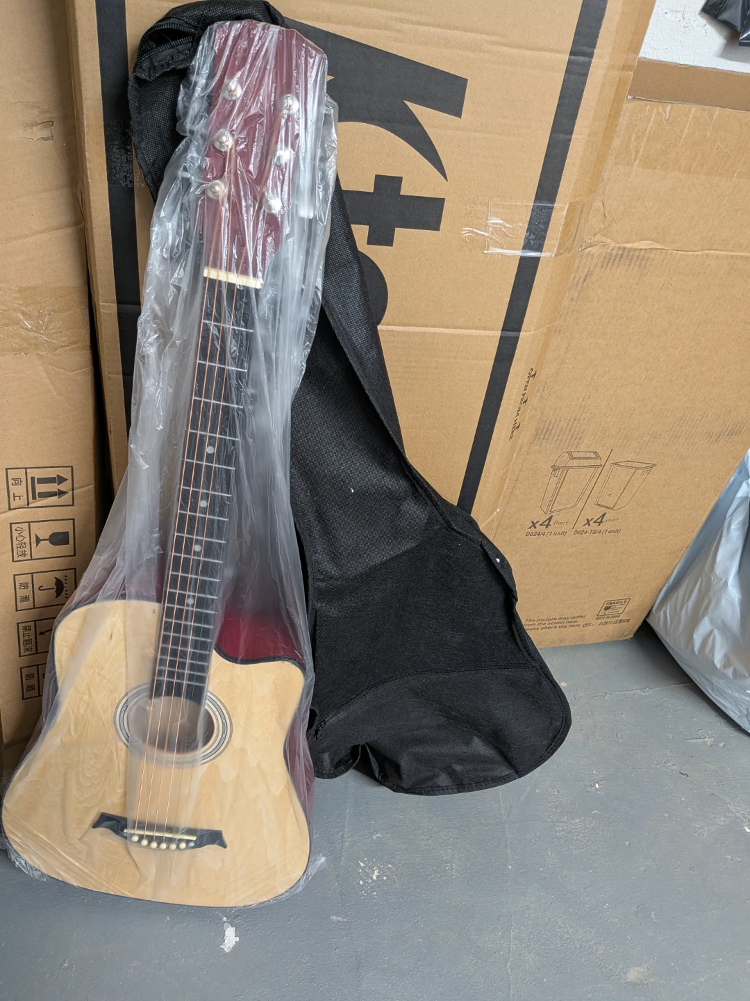 Acoustic Guitar with Gig Bag