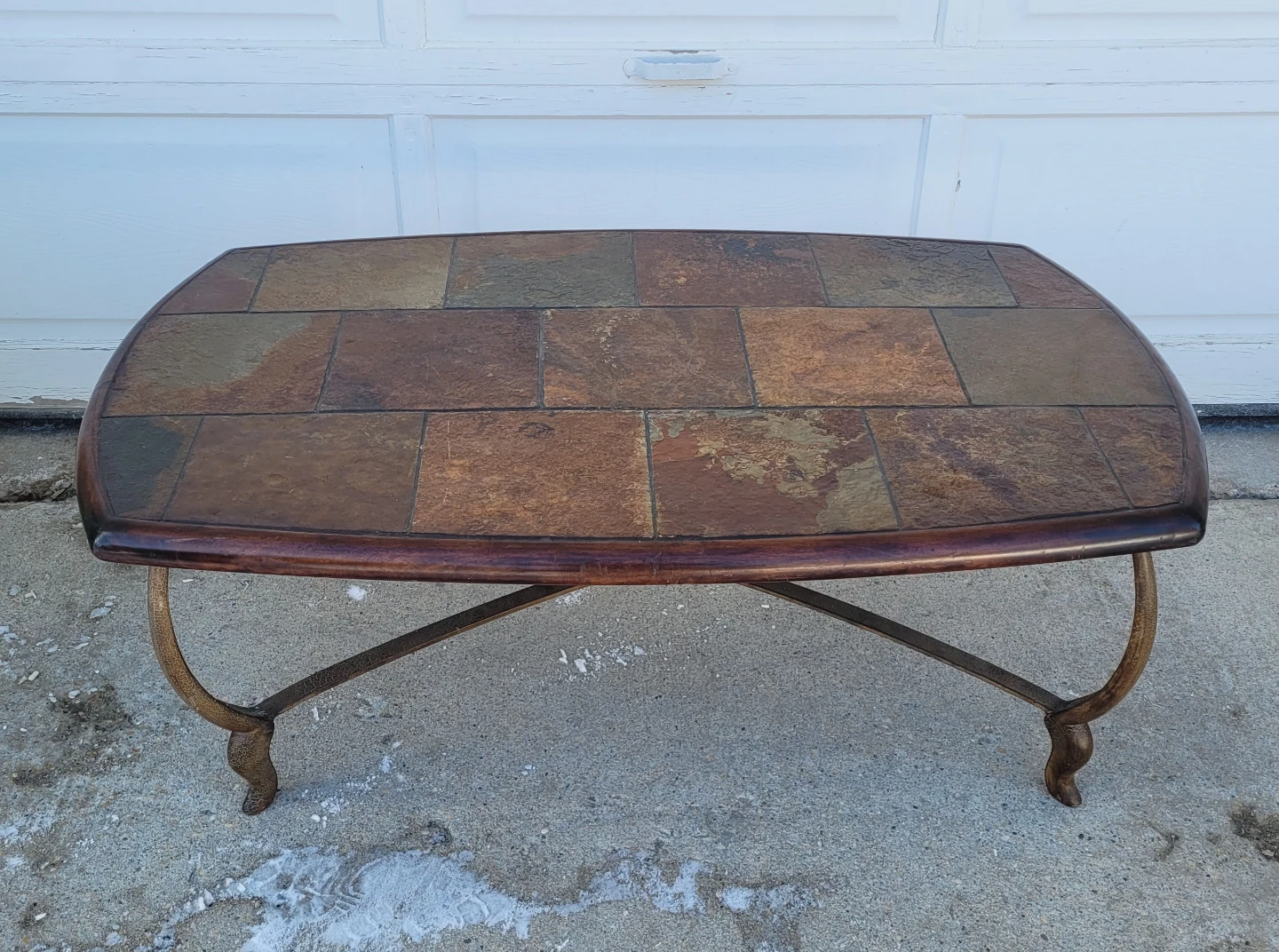 Heavy Slate Tile Coffee Table