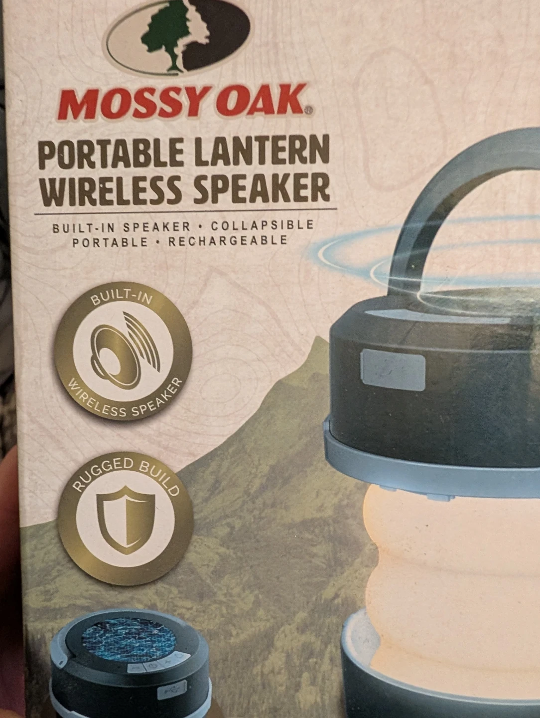 🏆 Mossy Oak Portable Lantern Wireless Speaker - photo 2