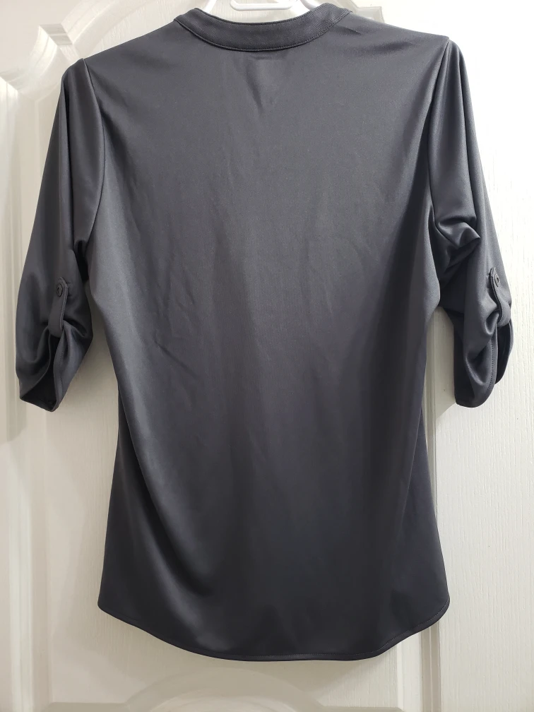 Ogio Women's Grey 100% Polyester Button-Up Shirt - M/M - photo 3