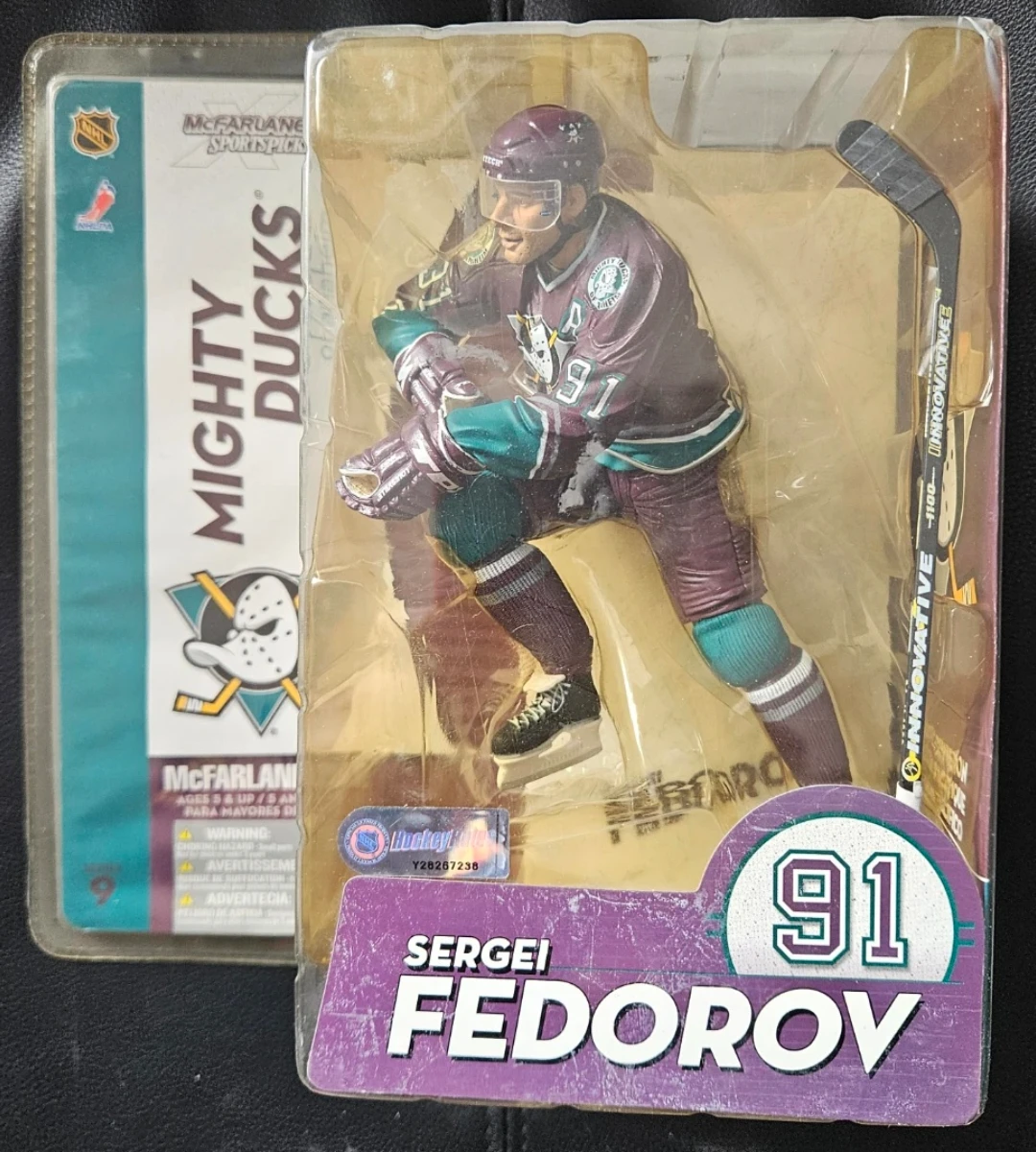 McFarlane Mighty Ducks Sergei Fedorov Action Figure #91