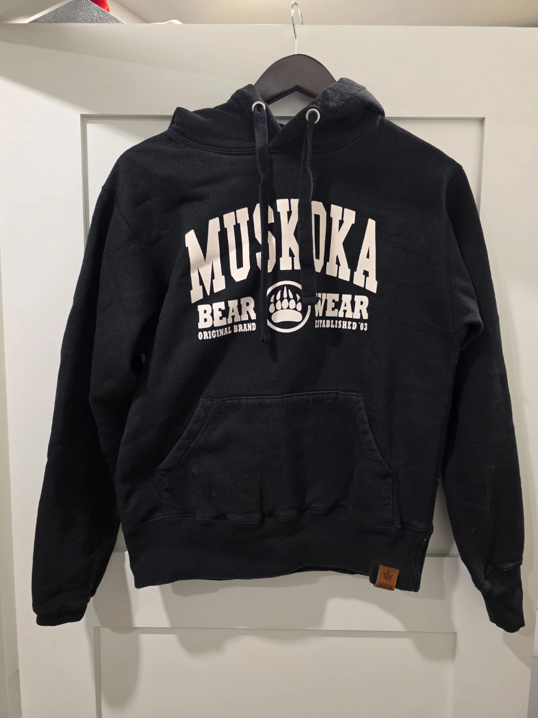 Muskoka Bear Wear Black Hoodie