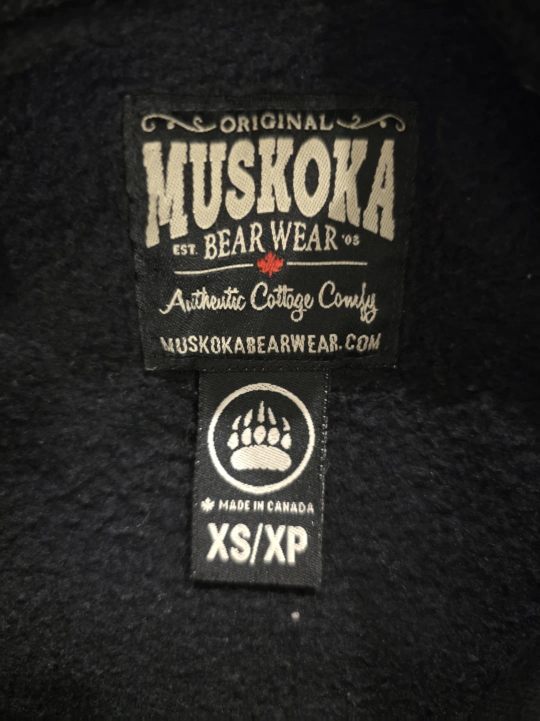 Muskoka Bear Wear Black Hoodie - photo 4