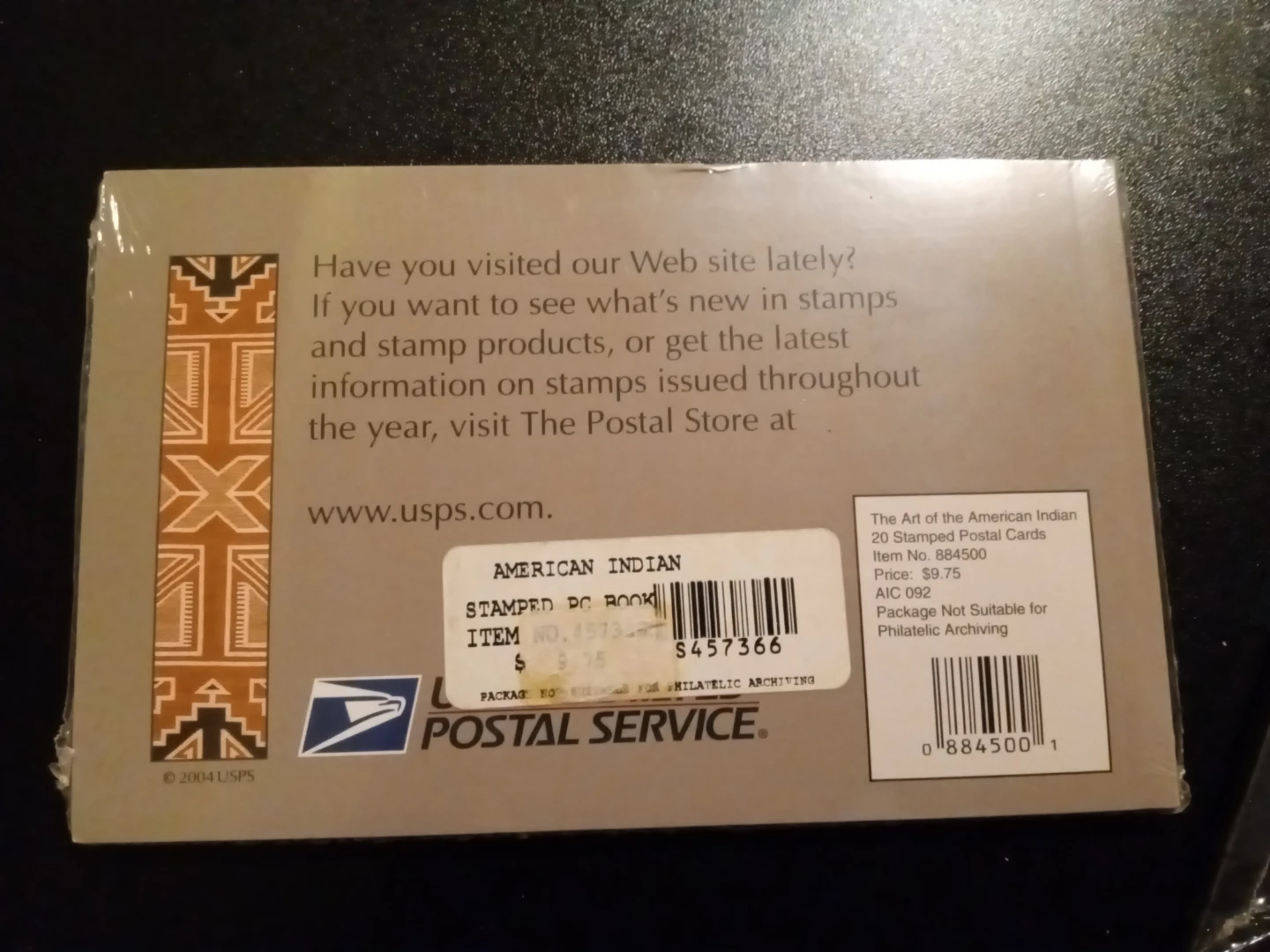 2 USPS Stamped Postal Cards Booklets - never used - photo 2